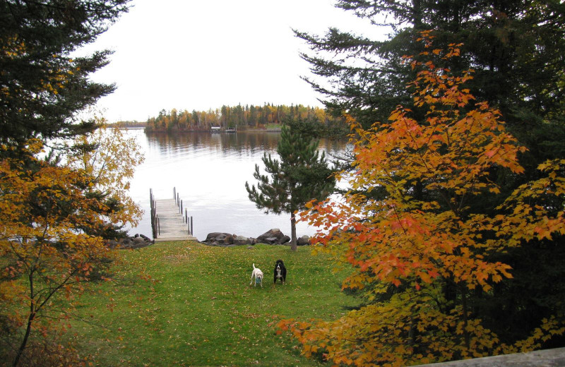 lake view at Glenmore Resort.