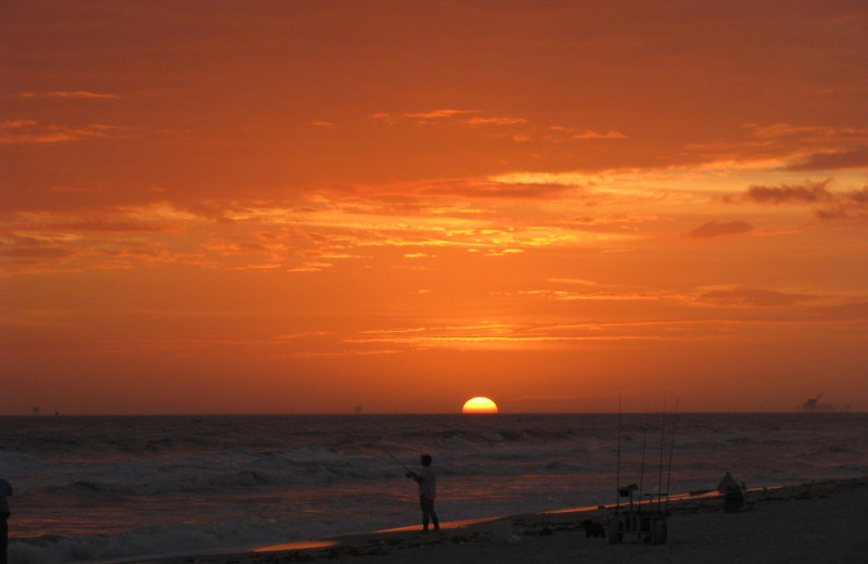 Fishing at Sunset Properties.