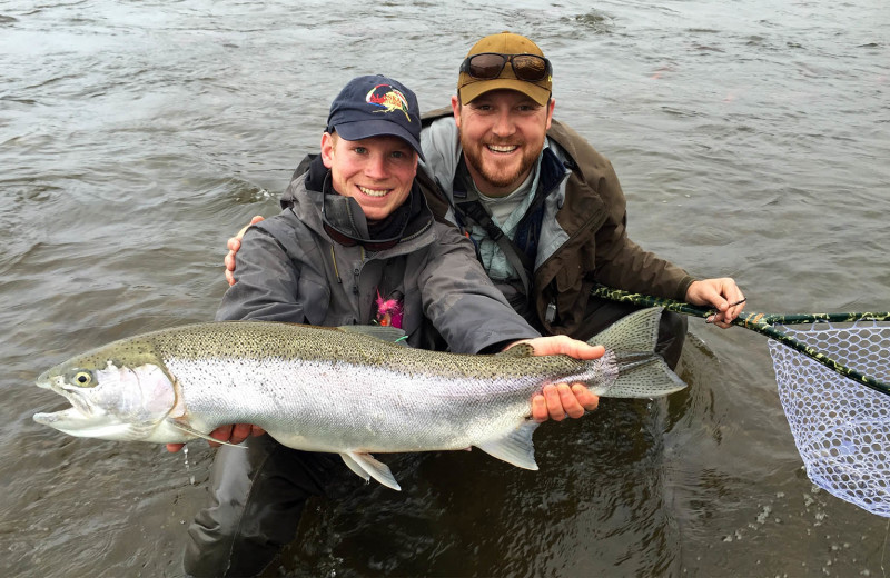 Fishing at Alaska Rainbow Lodge.