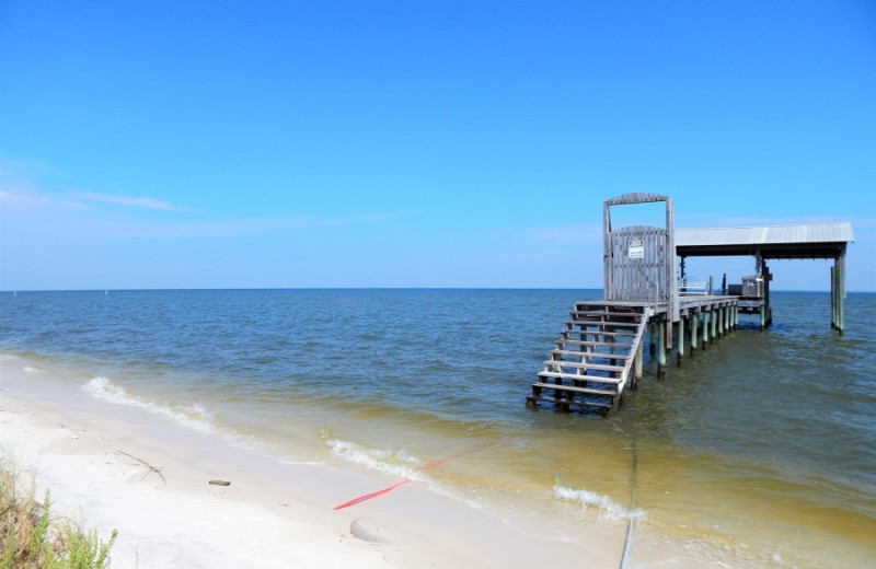 Dock at ACP Vacation Rentals.