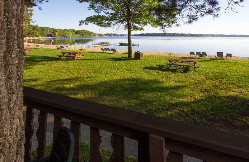 View from Cragun's Resort and Hotel on Gull Lake.