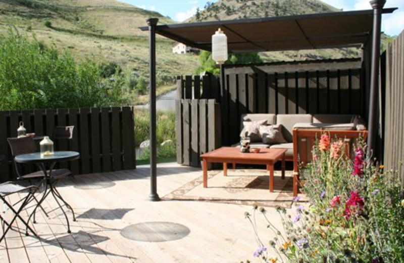 Patio Lounge at Inn on the Creek