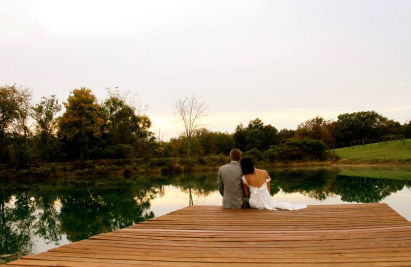 Wedding couple at Elk Ridge Ranch.