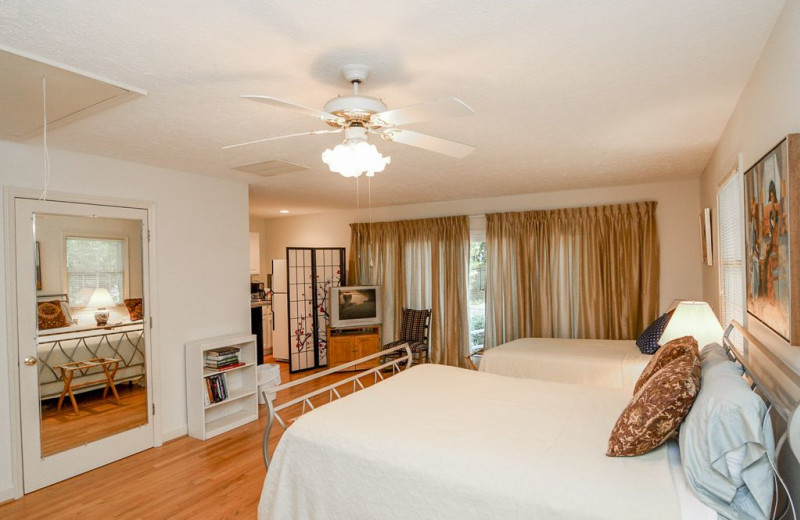 Rental bedroom at Sandhills Rentals.