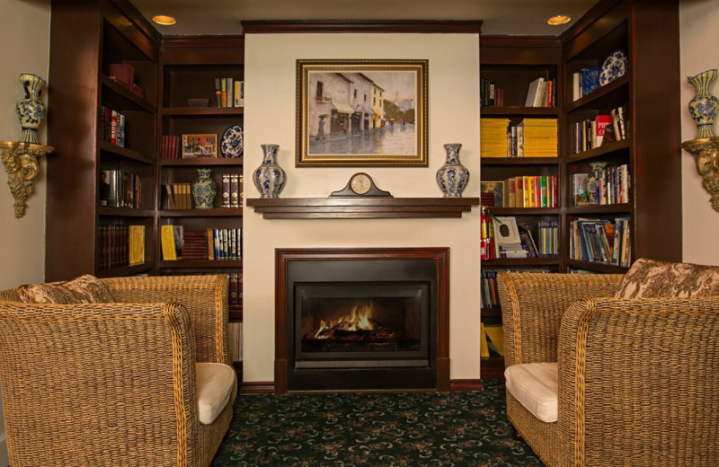 Library at Victoria Inn.