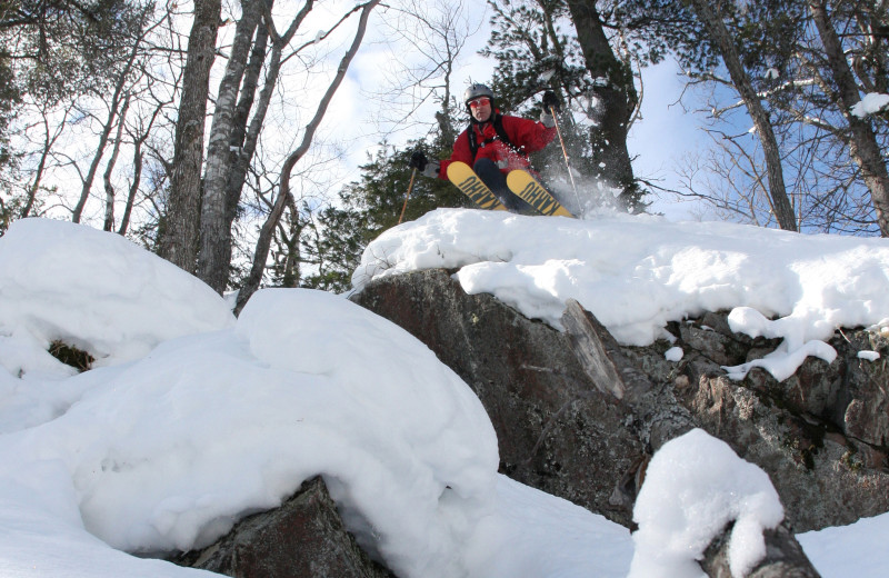 Skiing at Inn on Lac Labelle.
