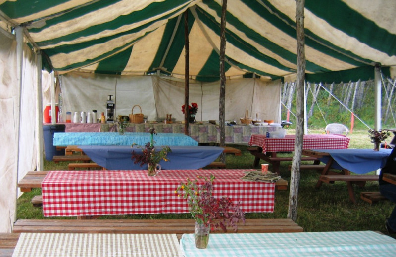 Group picnic at Trailhead Ranch.