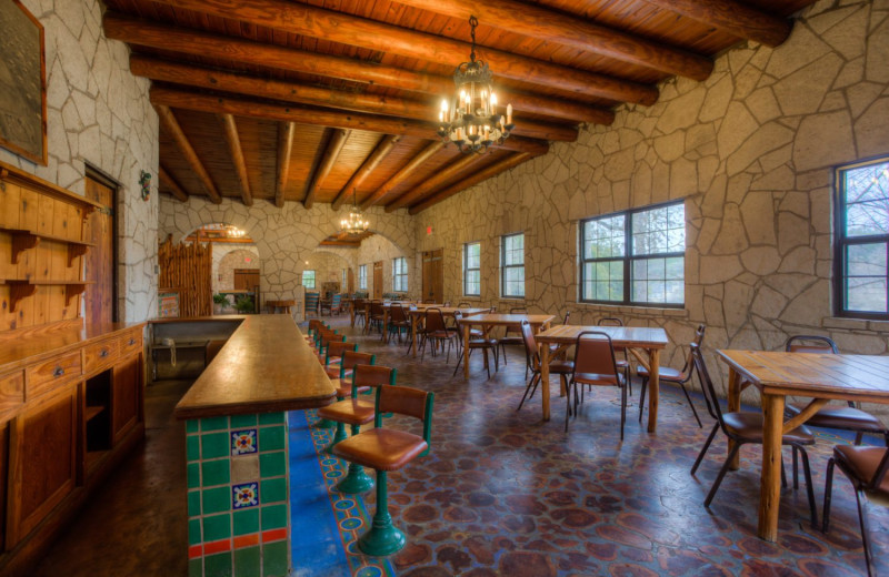 Dining area at Mo-Ranch.