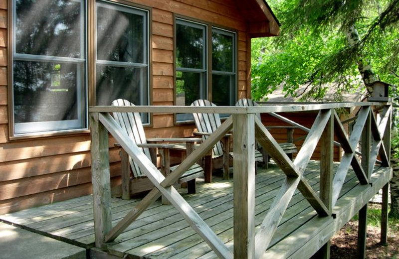 Deck view at Black Pine Beach Resort.
