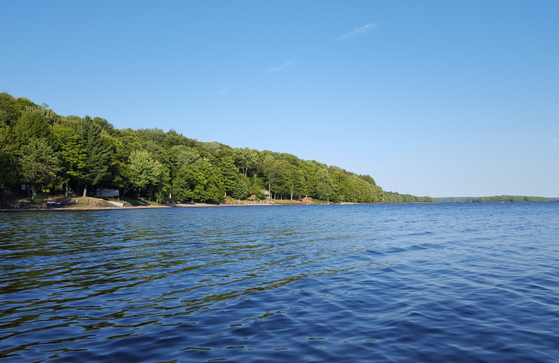 Lake view at Tug Hill Resort.
