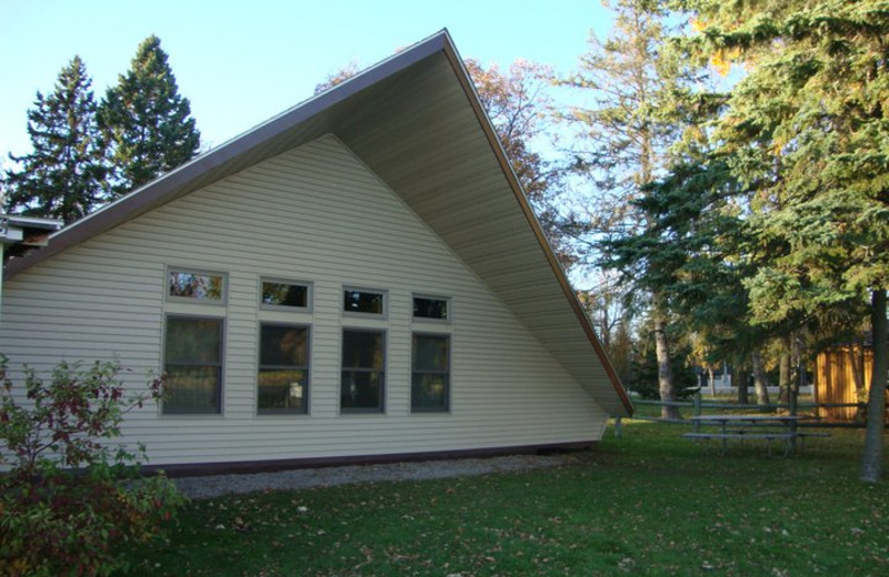 Cabin exterior at Anchor Inn Resort.