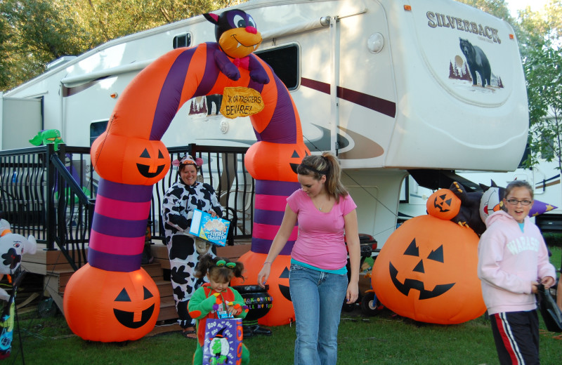 RV camp at Canary Beach Resort.