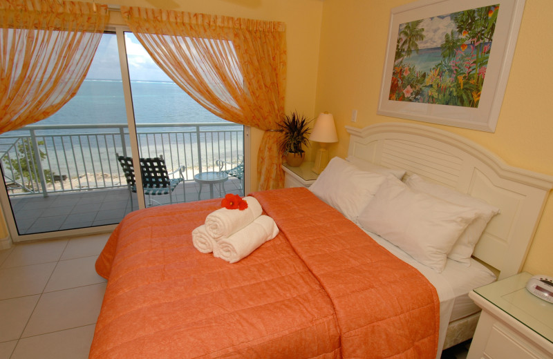 Guest room at Compass Point.