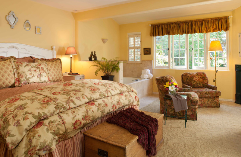 Guest room at Old Monterey Inn.