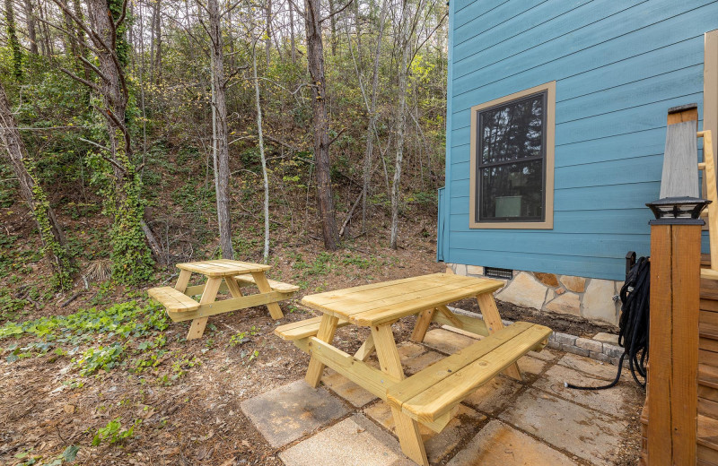 Patio at American Patriot Getaways - Ober The Top Views.