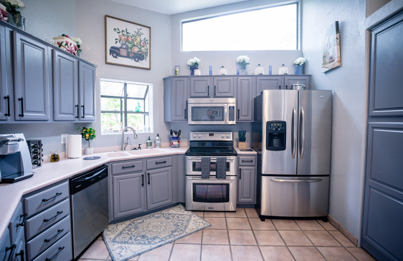 Kitchen at Ramsey Canyon Inn Bed and Breakfast.