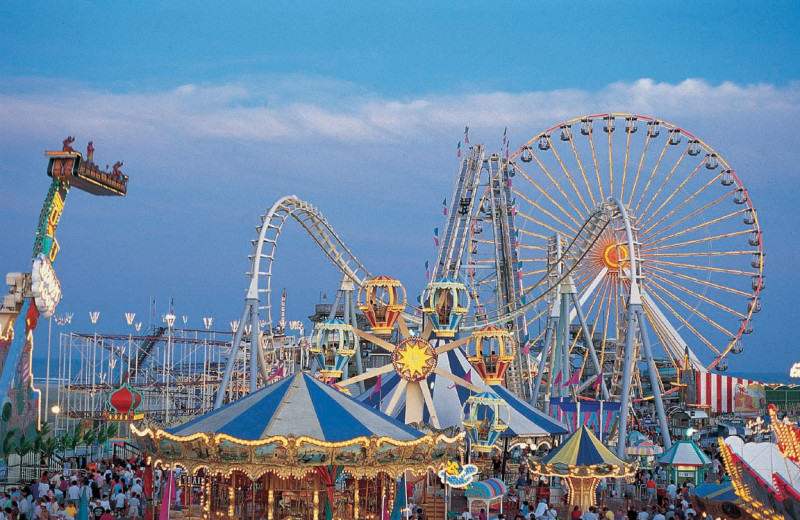 Amusement park at Diamond Crest Motel.