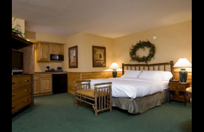 Guest room at Otsego Club and Resort.