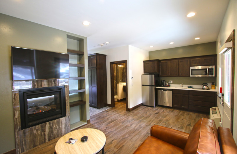 Guest room at Mt. Princeton Hot Springs Resort.