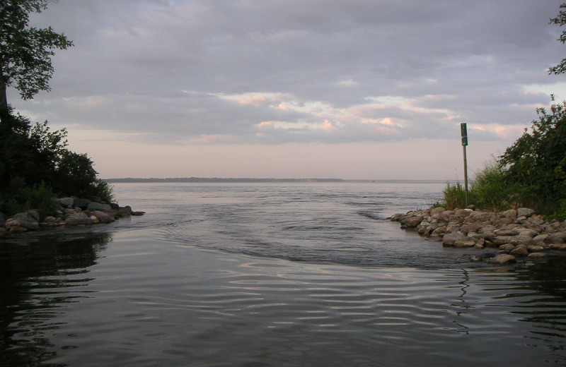 Lake view at Vacationland Resort.