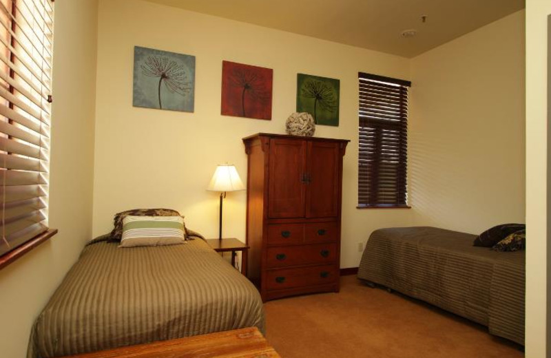 Guest room at Greenhorn Creek Resort.