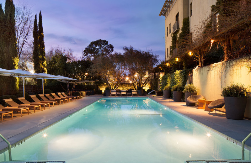 Outdoor pool at Hotel Healdsburg.