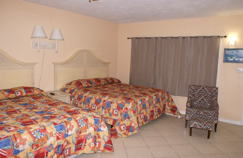 Two bed guest room at Daytona Shores Inn and Suites.