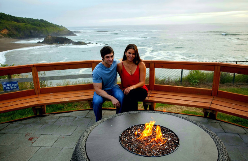 Couple at Surfrider Resort.