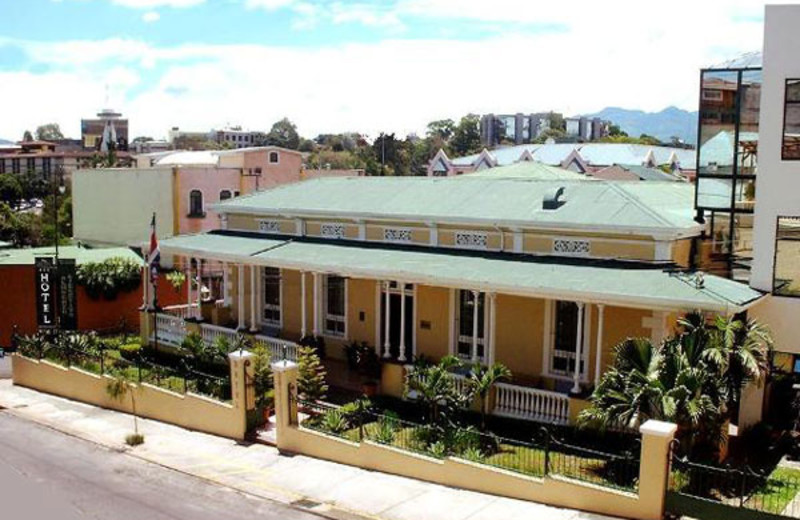 Exterior view of Britannia Hotel.