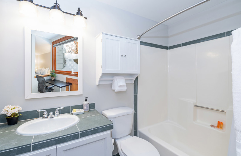Rental bathroom at Accommodations in Telluride.