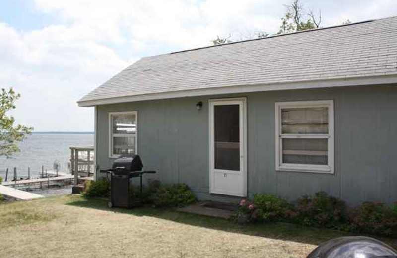 Cabin exterior at The Lodge on Otter Tail Lake.