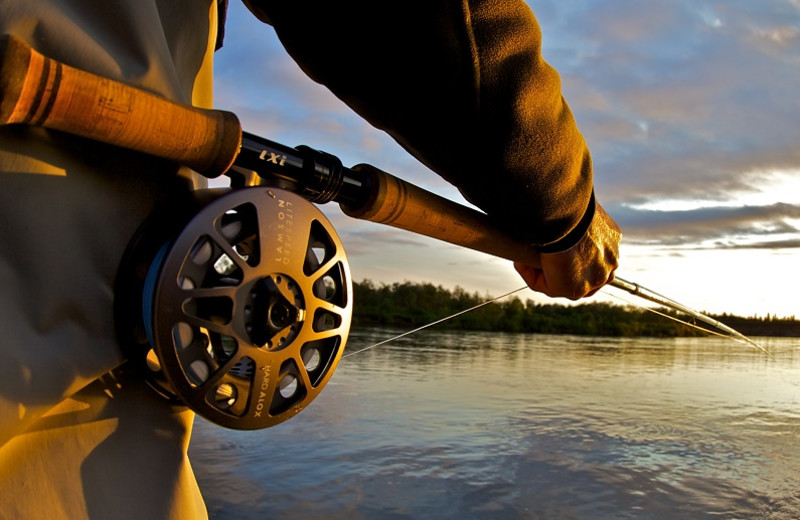 Fishing at Alagnak Lodge.