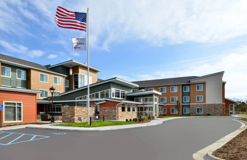 Exterior view of Residence Inn East Lansing.