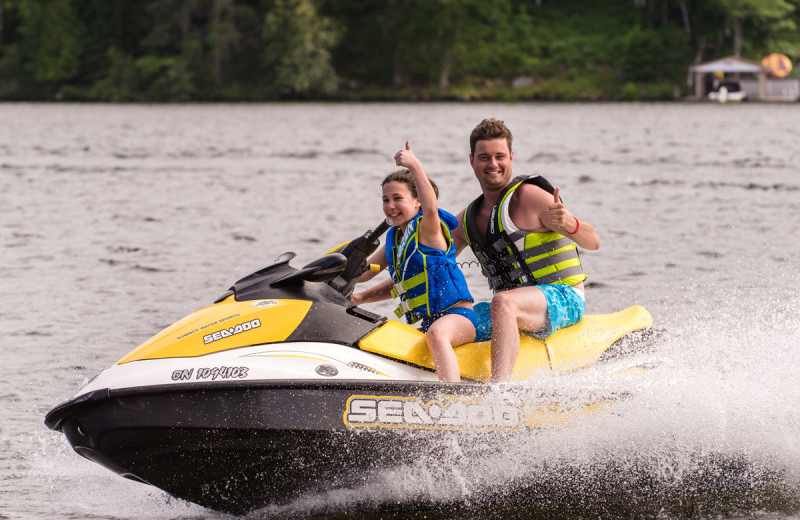 Jet ski at Deerhurst Resort.