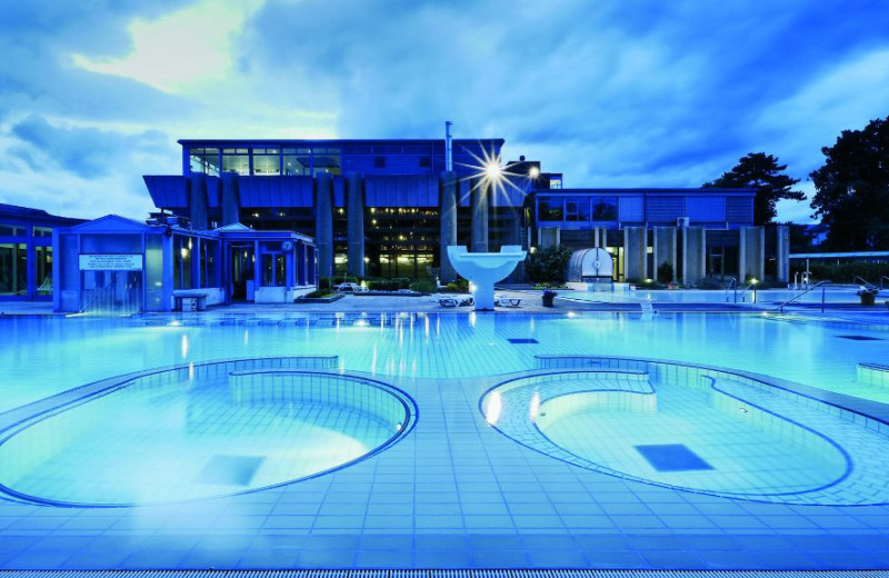 Outdoor pool at Grand Hotel des Bains.