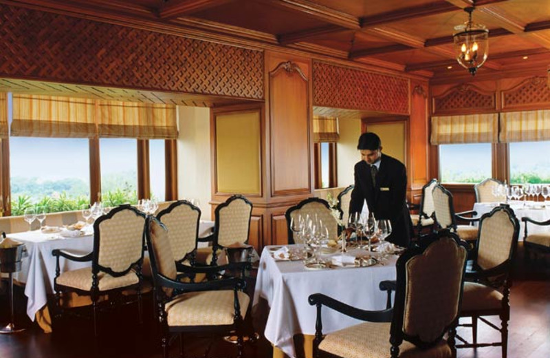 Dining room at Taj Bengal.