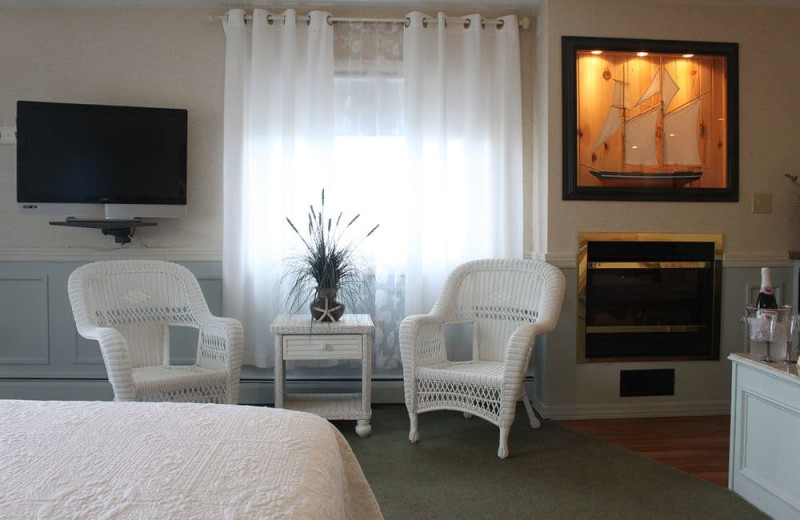 Guest room at Vacationland Inn.