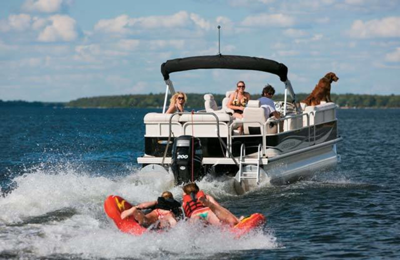 Lake activities at Alhonna Resort.