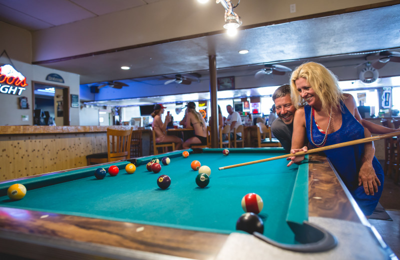 Billiard table at Havasu Springs Resort.