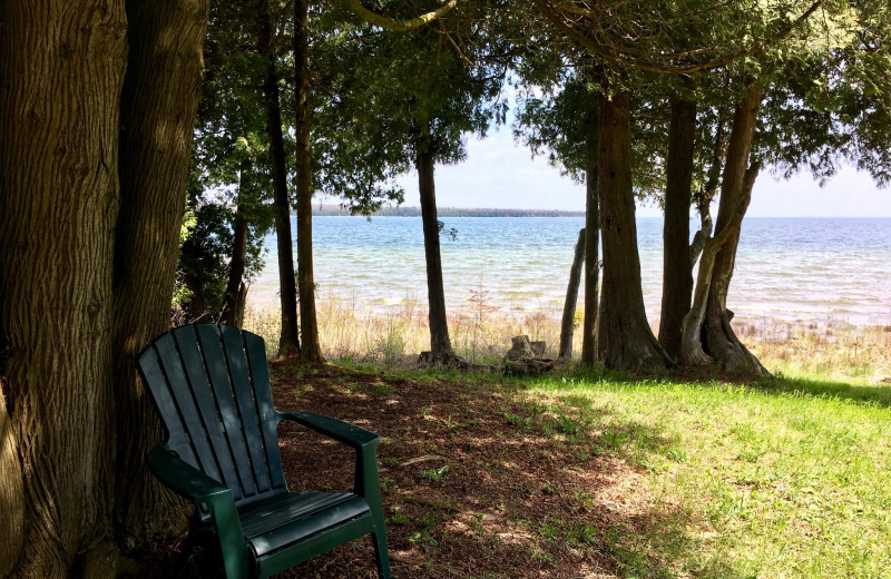 Beach at Rowleys Bay Resort.