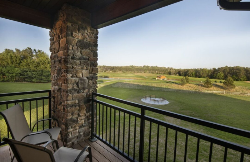 Rental balcony at Spring Brook Vacation Home Rentals.