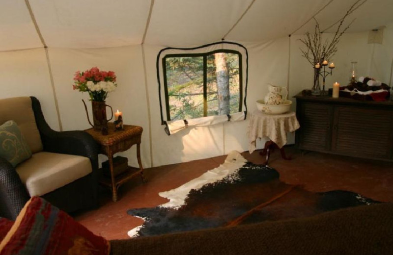 Interior Spa View at Siwash Lake Ranch