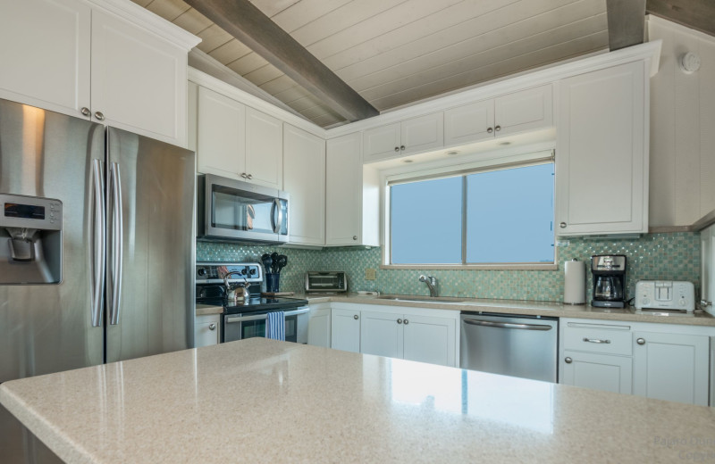 Rental kitchen at Pajaro Dunes Resort.