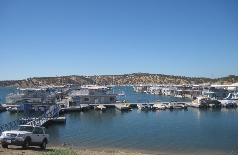 The marina at Lake Don Pedro.