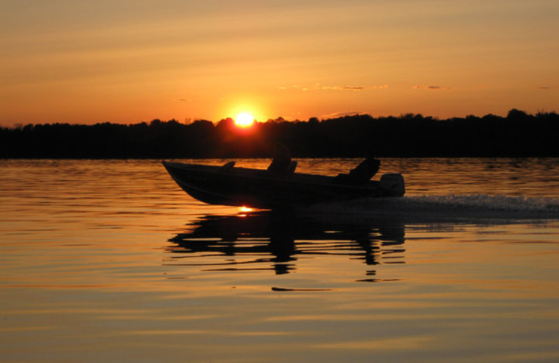 Fishing at Moonlight Bay Resort.