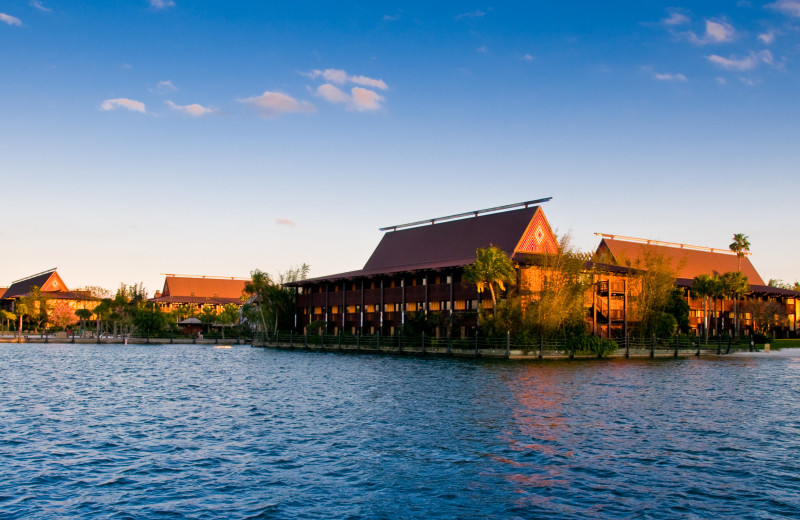 Exterior view of Disney's Polynesian Resort.