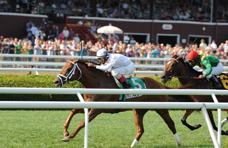 Saratoga Racetrack near Lake George RV Park.