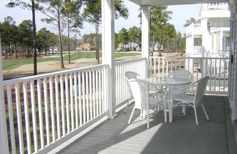 Patio at Brunswick Plantation Resort.
