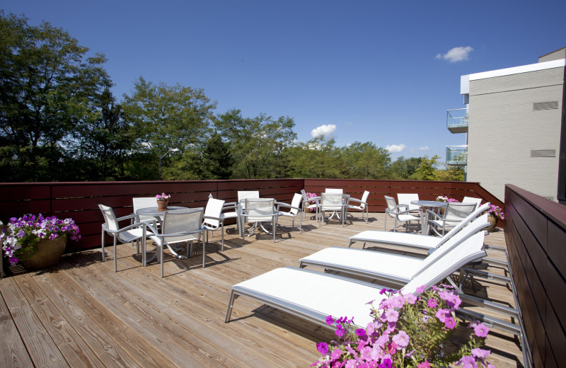 Sun deck at Weber's Hotel.