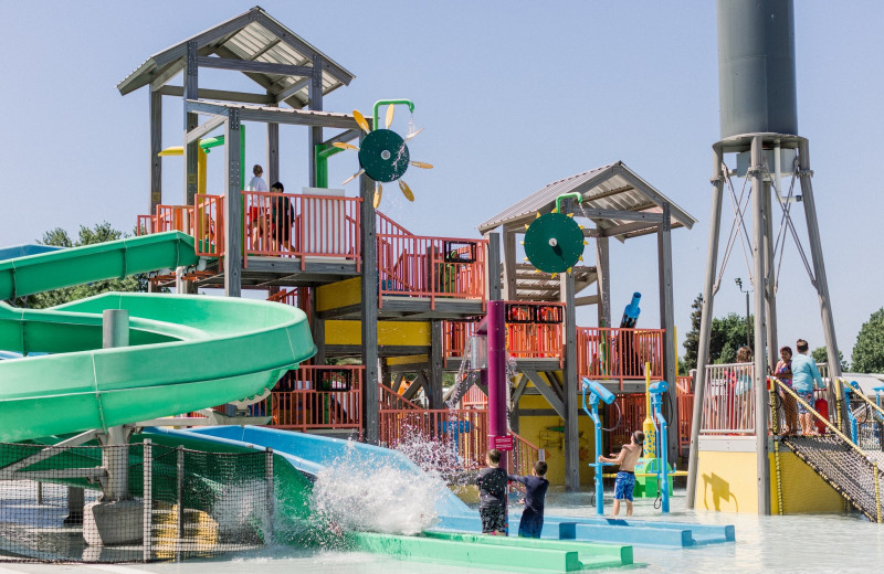 Water park at Yogi Bear's Jellystone Park Tower Park.